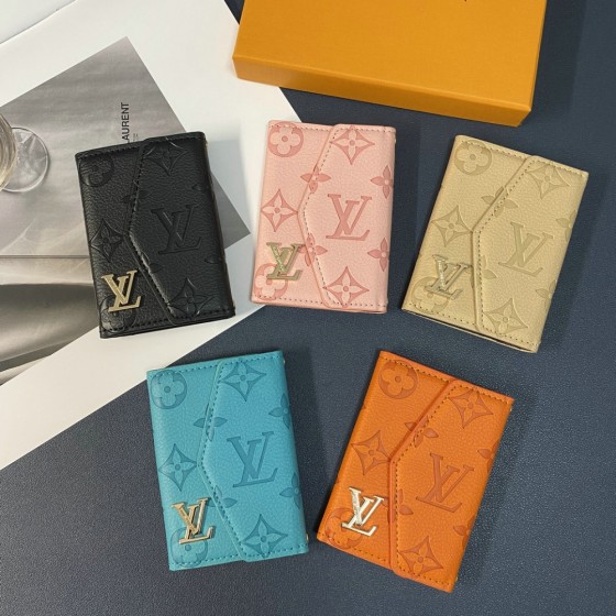 Fashion Leather Card Holder Storage Bank Credit Cash Card ID Card Passport Holders Bag Organizer Case Wallet Pocket Purse